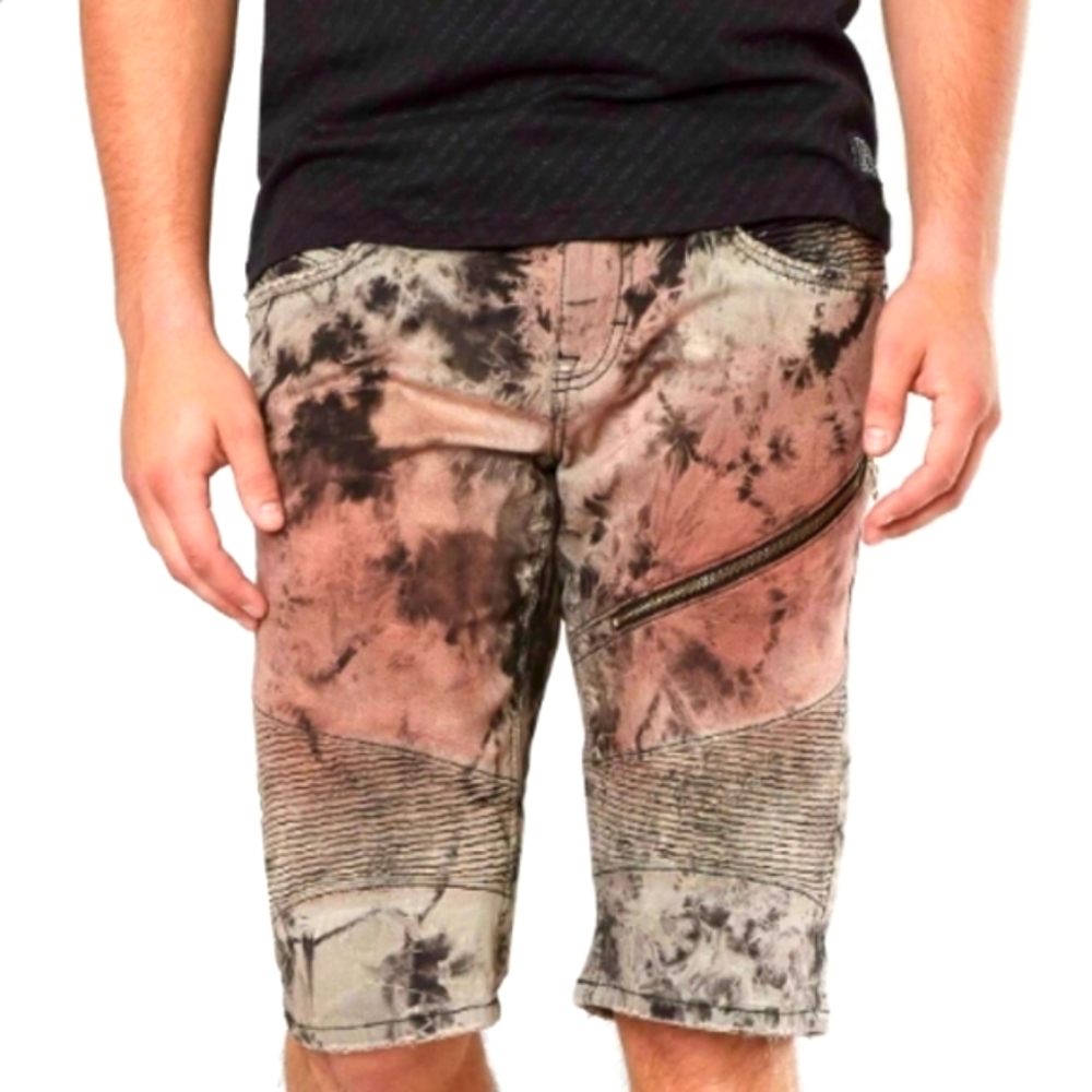 🆕️Rock Revival Moto Jezek Shorts. Men's Big & Tall Size: Waist 44x16 Inseam.